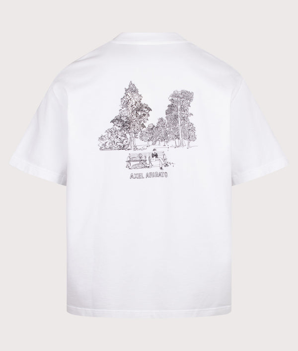 T SHIRT OVERSIZED FIT FOREST SKETCH