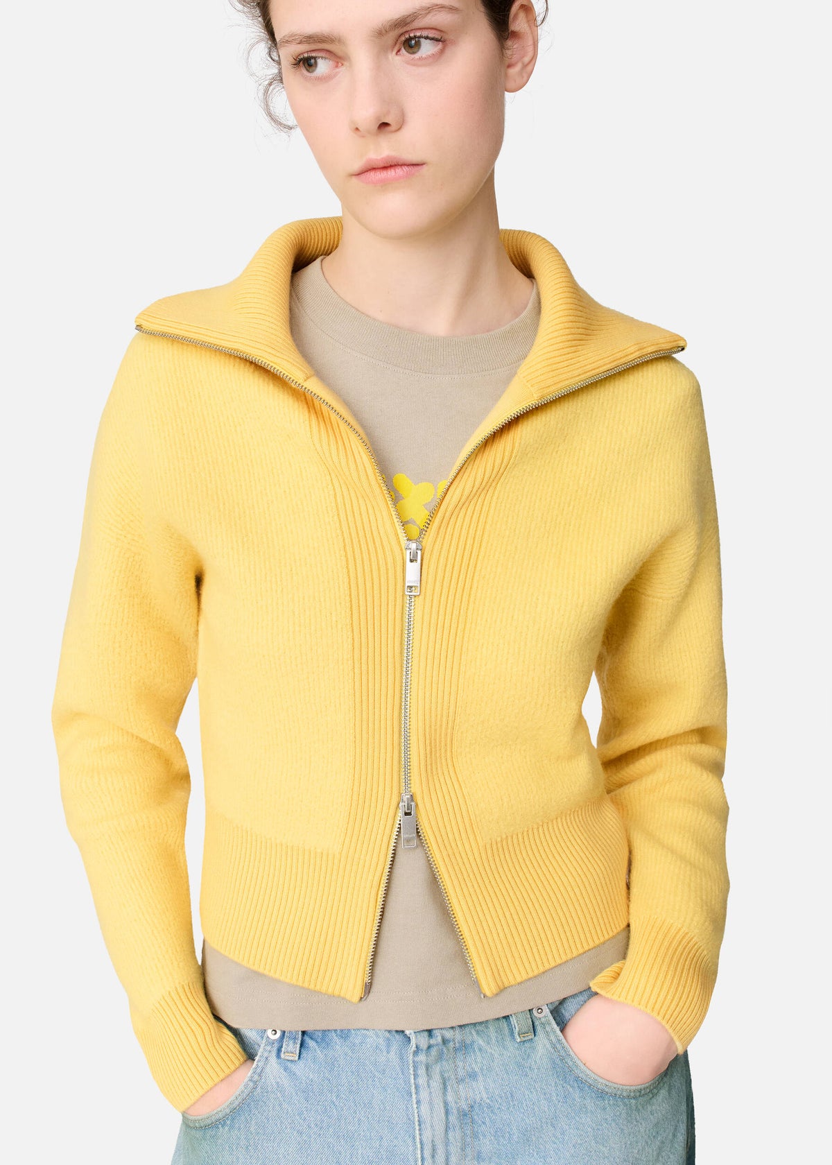 VERVE ZIP-UP CARDIGAN